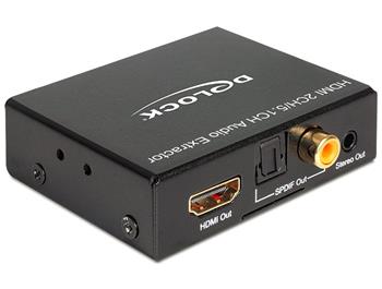 Delock HDMI Stereo / 5.1 Channel Audio Extractor