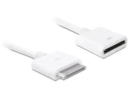 Delock iPhone/iPod/iPad prodlužovací kabel, bílý, 1m