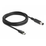 Delock Nabíjecí kabel pro laptop, ze zástrčky rozhraní USB Type-C™ na zástrčku Dell 7,4 x 5,0 mm