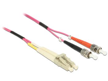 Delock optický kabel LC / ST Multimode OM4. 5 m