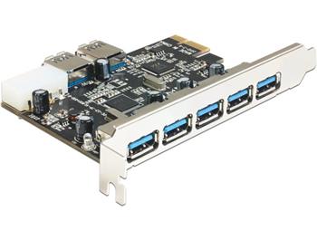Delock PCI Express Karta > 5 x externí + 2 x interní USB 3.0