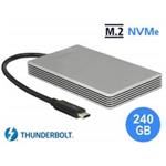 Delock Thunderbolt™ 3 Externí Portable 240 GB SSD M.2 PCIe NVMe