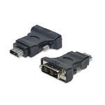 Digitus adaptér HDMI A samice / DVI-D(18+1) samec, černo/šedý , pozlacené konektory