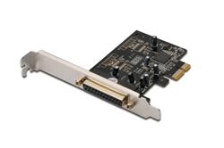 Digitus Adaptér PCI Express x1 1xparalelní port + low profile