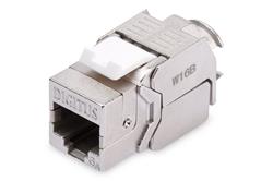 Digitus CAT 6A Keystone Jack, shielded,Re-embedded 500 MHz acc. ISO/IEC 11801:2002 AM2:2009/09, tool free connec., set