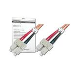 DIGITUS Fiber Optic Patch Cord, SC to SC, Multimode, OM1, 62.5/125 µ, Duplex Length 2m