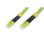 DIGITUS FO patch cord, duplex, LC to LC MM OM5 50/125 µ, 1 m