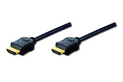 Digitus Highspeed Ethernet HDMI (1.4) propojovací kabel, 3x stíněný, AWG 30, 3m, pozl. kontakty