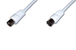 Digitus koaxiální TV kabel IEC/samec na IEC/samice 10m