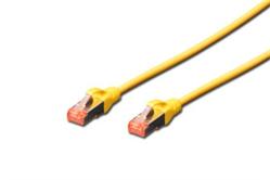 Digitus Patch Cable, S-FTP, CAT 6, AWG 27/7, LSOH, Měď, žluty 3m
