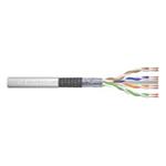 DIGITUS Patch kabel CAT 6 SF-UTP, surová délka 100 m, papírová krabička, AWG 26/7, LSZH, simplex, barva šedá