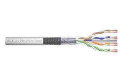 DIGITUS Patch kabel CAT 6 SF-UTP, surová délka 305 m, papírová krabička, AWG 26/7, LSZH, simplex, barva šedá