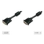 Digitus Prodlužovací kabel DVI, DVI (24 + 1), 2x ferit M / F, 3,0 m, DVI-D Dual Link, bl