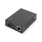 DIGITUS Professional Gigabit PoE media converter, RJ45 / SFP, PSE