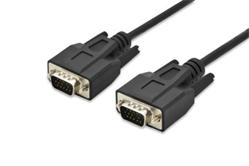 Digitus VGA Monitor připojovací kabel, HD15, M / M, 5 m, 3CF / 4C, černý