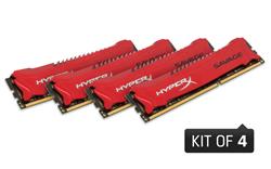 DIMM DDR3 32GB 1600MHz CL9 (Kit of 4) XMP KINGSTON HyperX Savage