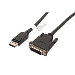 DisplayPort -> DVI kabel, DP(M) -> DVI-D(M), 1920x1200@60Hz, LSOH, 1,5m