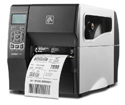 DT Printer ZT230; 203 dpi, Euro and UK cord, Serial, USB, Int 10/100, Liner take up w/ peel
