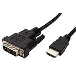 DVI-HDMI kabel, DVI-D(M) - HDMI M, 2m