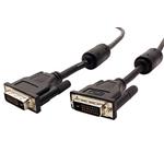 DVI kabel, DVI-D(M) - DVI-D(M), dual link, s ferity, 7,5m
