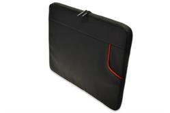 Ednet pouzdro pro notebook 15,6" super-vlákno, černé Rozměry: 39 x 3 x29 cm