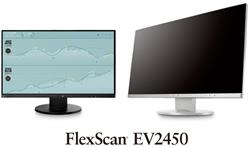 EIZO 24" EV2450-GY, 1920 × 1080, IPS,16:9, 5ms, 250 cd/m2, 1000:1, DP/HDMI/DVI/Dsub, ultraslim rám., šedý