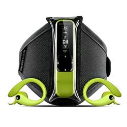 ENERGY Active 2 Neon Green 4GB, MP3 sportovní přehrávač, FM, USB, sluchátka, sportovní pouzdro na ruku