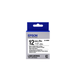 Epson Label Cartridge LK-4WBW, Black/white 12mm
