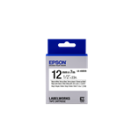 Epson Label Cartridge Vinyl LK-4WBVN Black/White 12mm (7 metres)
