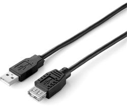 equip USB 2.0 prodlužovací A->A 1,8m M/F, černý
