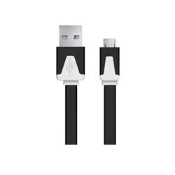 Esperanza EB183K kabel Micro USB 2.0 A-B M/M 1.0m, plochý, černý