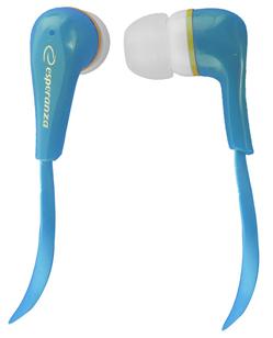 Esperanza EH146B LOLLIPOP Stereo sluchátka do uší, modrá