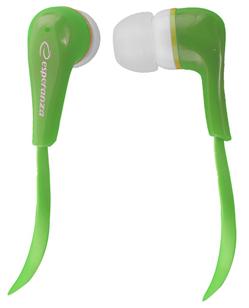 Esperanza EH146G LOLLIPOP Stereo sluchátka do uší, zelená
