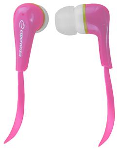 Esperanza EH146P LOLLIPOP Stereo sluchátka do uší, růžová