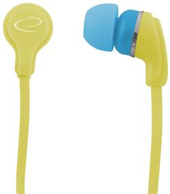 Esperanza EH147Y NEON Stereo sluchátka do uší, žlutá