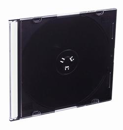 Esperanza Plastové krabičky slim 5,2mm na CD/DVD | 200 ks, černé