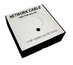 Eth.kabel FTP drát c5e GEMBIRD 100m stíněný