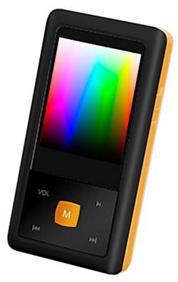 EU3C CORE Fashion 4GB black/orange, MP4, Micro SD/SDHC, USB 2.0 Hi-Speed