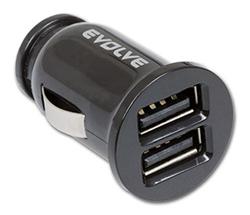 EVOLVEO MX110 - univerzální Dual USB nabíječka do auta mini 3.1 A