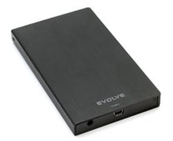 EVOLVEO TinyBox - 2,5" SATA externí box (USB 2.0, aluminium, napájení z USB)