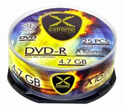 EXTREME 1165 - DVD-R [ cake box 25 | 4.7GB | 16x ]