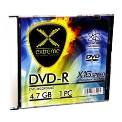 EXTREME 1168 - DVD-R [ slim jewel case 1 | 4.7GB | 16x ] - karton 200 ks