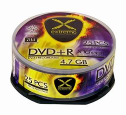 EXTREME 1171 - DVD+R [ cake box 25 | 4.7GB | 16x ]