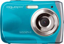 Fotoaparát EasyPix W1024 Splash vodotěsný 3m, CMOS 10 Mpx, 2,4" LCD, modrý