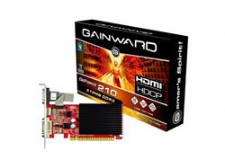 Gainward GF 210 512MB DDR3 589/1250MHz DVI+VGA+HDMI, pasivní chladič