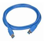 GEMBIRD Kabel USB A-B 3m 3.0, modrý