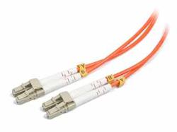 Gembird optický patch kabel LC-LC duplex MM 50/125 OM2 oranžový 1m