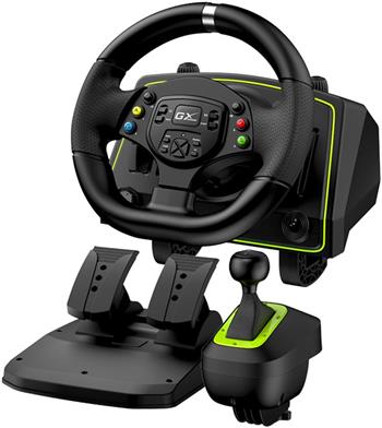 GENIUS GX Gaming volant SpeedMaster X2/ drátový/ USB/ 1080° rotační a vibrační/ pedály/ řadící páka/ pro PC,XboX,N i PS