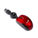 Genius MicroTraveler/ drátová/ 1200 dpi/ USB/ červená