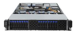 Gigabyte server G221-Z30 1xSP3 (AMD Epyc), 2x GPU,16x DDR4 RDIMM,16x2,5 HS SATA3, M.2, 2x 10Gb SFP+, IPMI, 2x 1200W pla